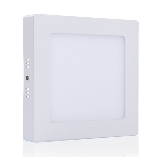 LED panel , 6W , falon kívüli , négyzet , természetes fehér , Epistar chip , LEDISSIMO