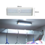 Kép 2/2 - LED-es szekrényvilágítás hideg fényû, elemes