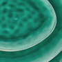 Kép 4/4 - IRIS tányér 28,7x24cm sötét zöld